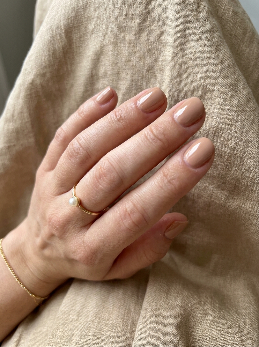 Beige Basic Nails als Basic Nails Inspiration 2026